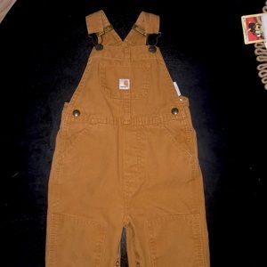 Carhartt overalls sz 24 months brown